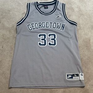 Nike VINTAGE Georgetown Gray Basketball Jersey